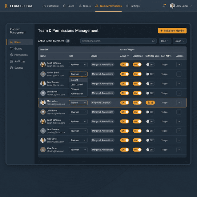 Team & Permissions